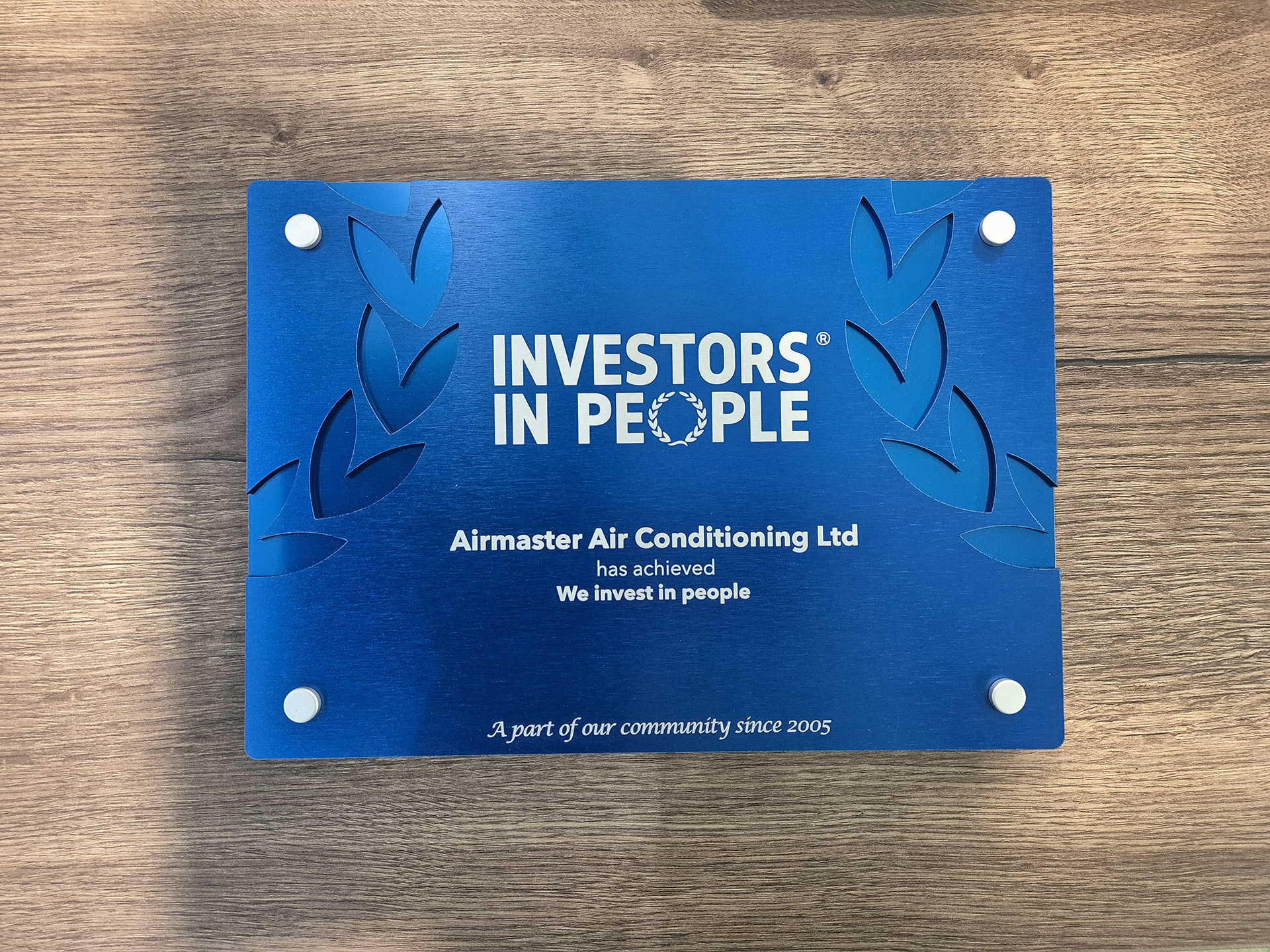 Thumbnail for Airmaster Celebrates 20 Years of Investors in People Accreditation news article