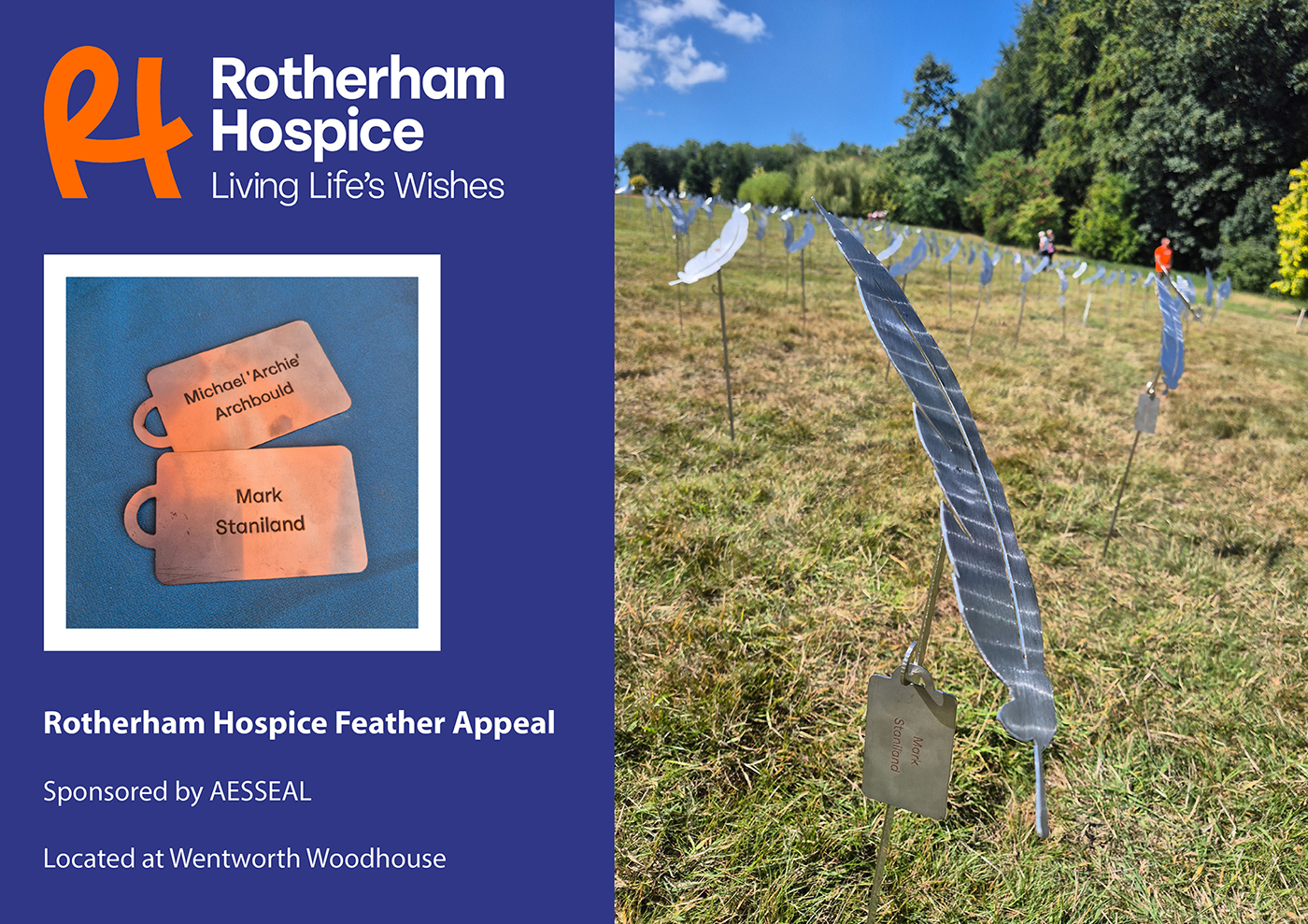 Image for Airmaster Dedicates Feathers to Former Colleagues as Part of Rotherham Hospice Appeal
